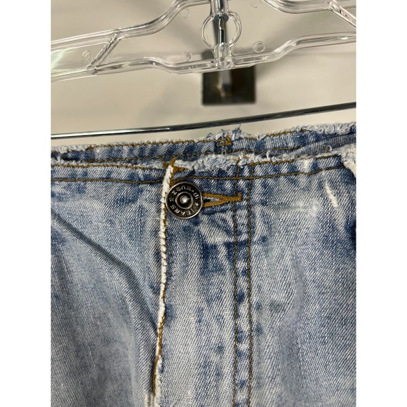 Zana Di Jeans Womens Light Wash Denim Cut Off Shorts Size 9 - Picture 2 of 5